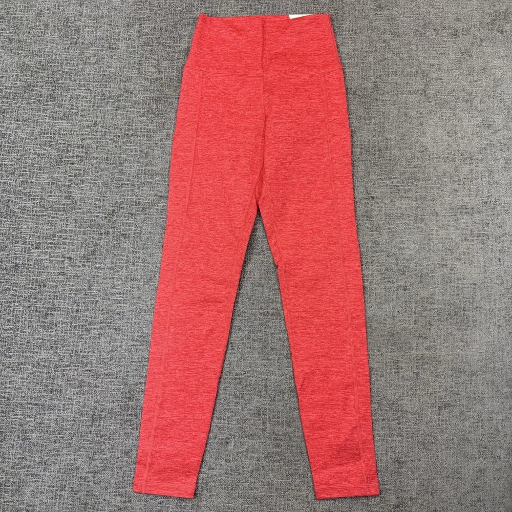 OFFLINE BY AERIE Leggings Women's Small Red Hugger Hi-Rise‎ NWT